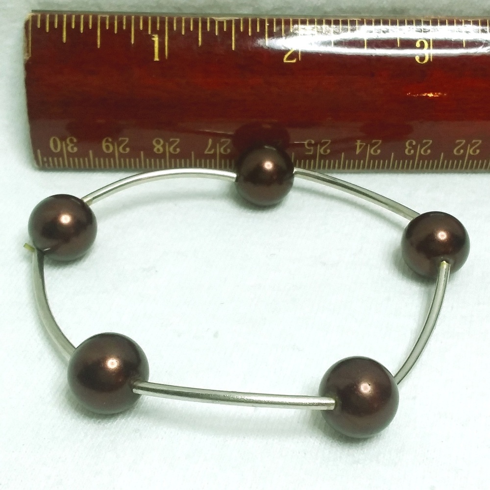 Black Bead Bracelet